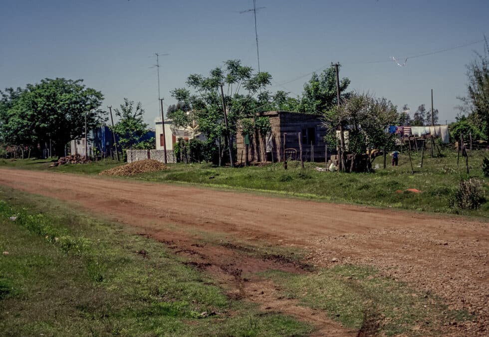Typical dirt street in Baltasar Brum. A Peace Corps volunteer’s story in Baltasar Brum, Uruguay.