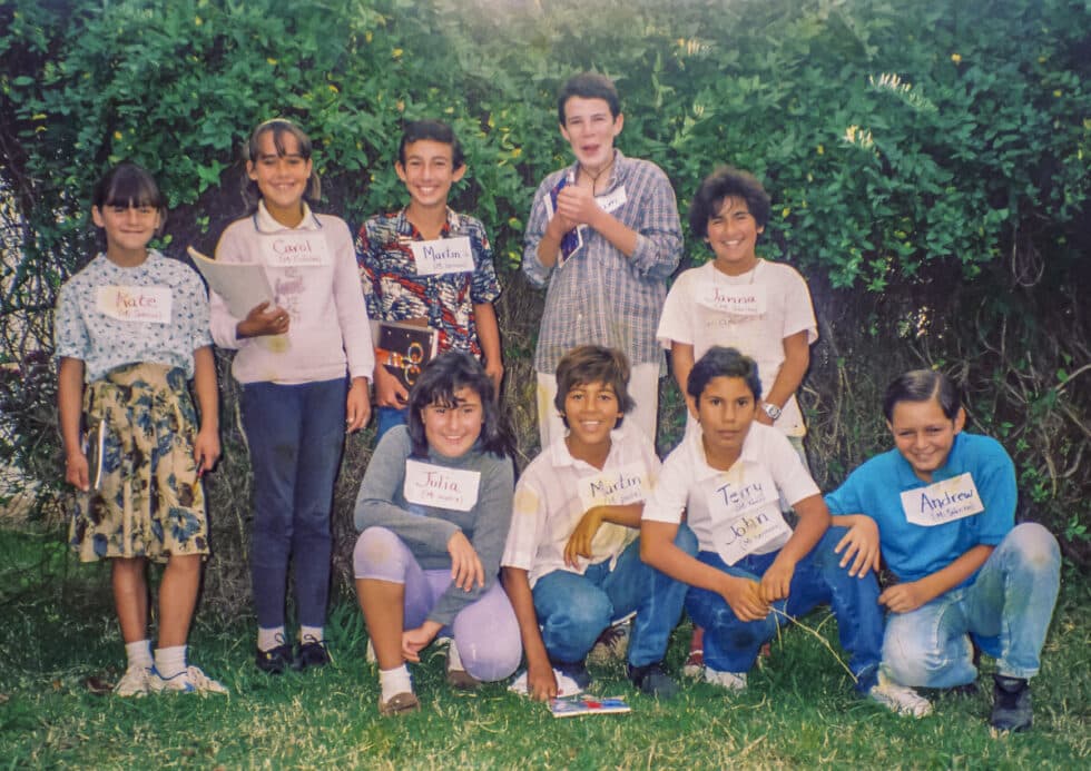 Kids playing members of my family in English class. A Peace Corps volunteer’s story in Baltasar Brum, Uruguay.