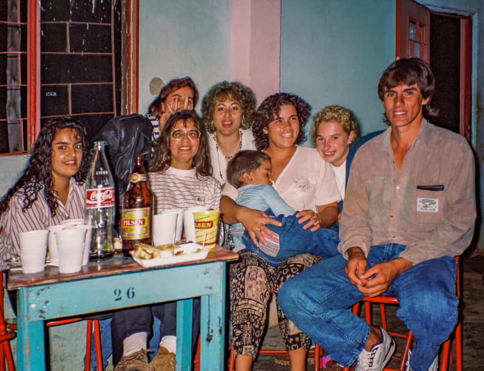 Friends at Celebre la Vida party, including Marita, Bernardo and Juan Carlos. A Peace Corps volunteer’s story in Baltasar Brum, Uruguay.